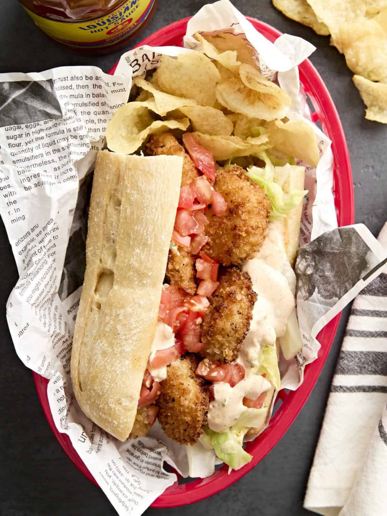 Shrimp po-boy
